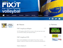Tablet Screenshot of fixit-volley.be